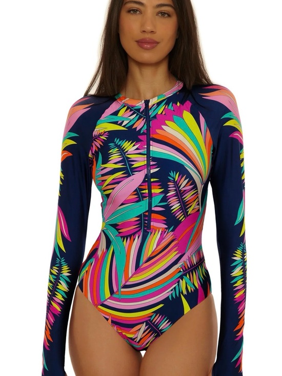 Trina Turk Other - 🌺Trina Turk 🌺Paralia Paddlesuit SPF 50 Sz Lg NWT